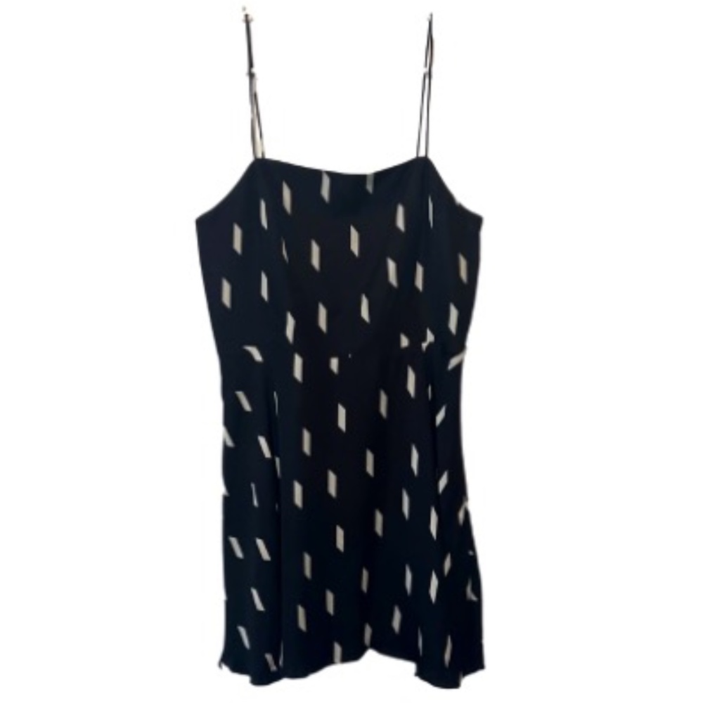 Alice and Olivia Black and White Mini Dress